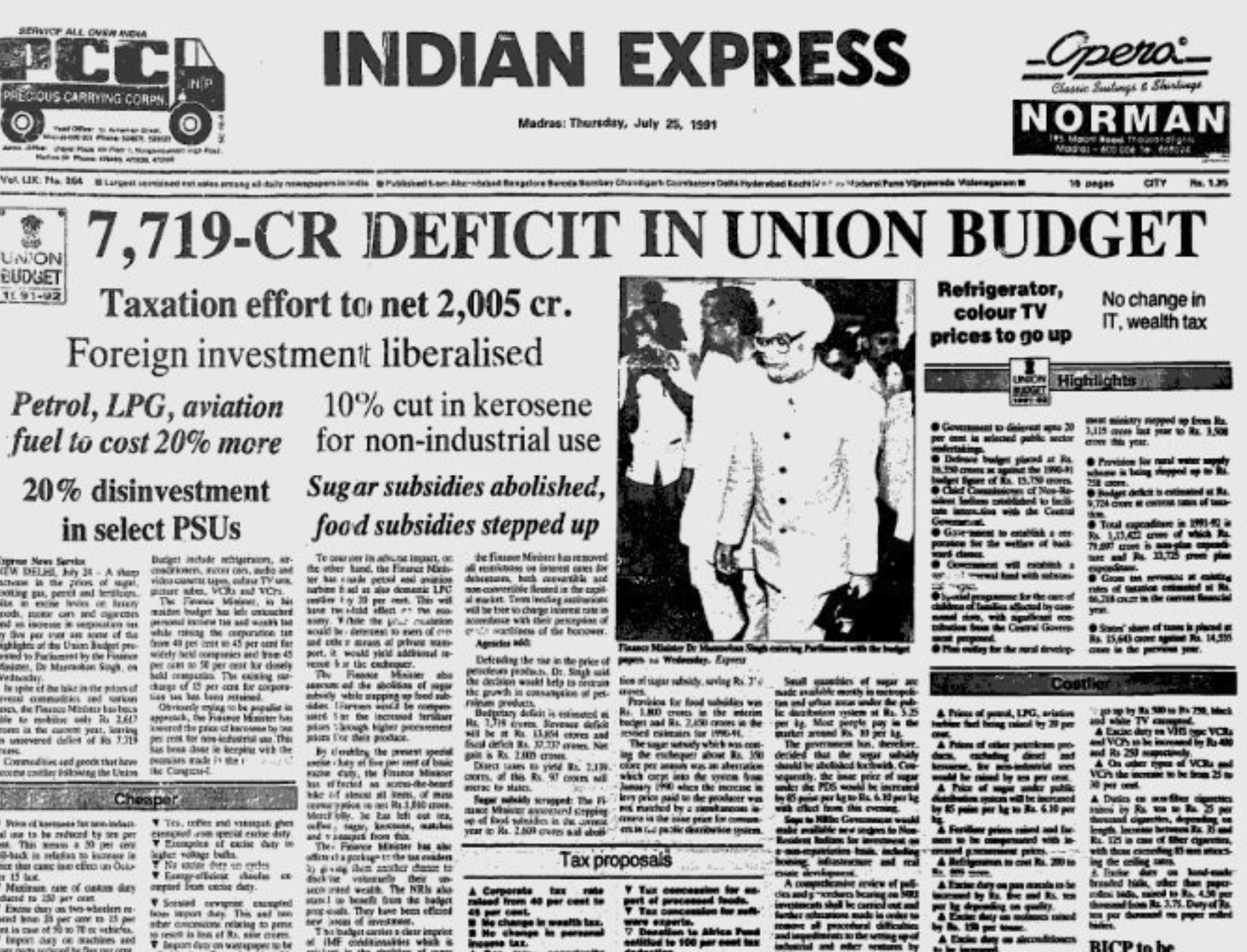 The economic crisis of 1991